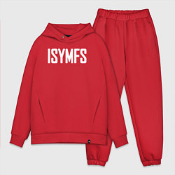 Мужской костюм оверсайз ISYMFS CT Fletcher, цвет: красный