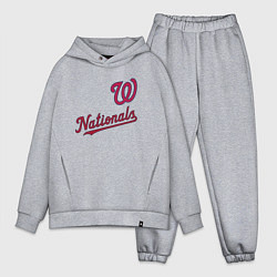 Мужской костюм оверсайз Washington Nationals - baseball team!, цвет: меланж