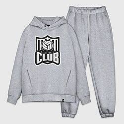 Мужской костюм оверсайз Volleyball Club, цвет: меланж