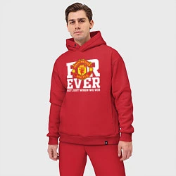 Мужской костюм оверсайз Manchester United FOREVER NOT JUST WHEN WE WIN, цвет: красный — фото 2