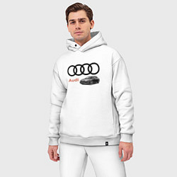 Мужской костюм оверсайз Audi Prestige, цвет: белый — фото 2