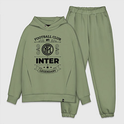 Мужской костюм оверсайз Inter: Football Club Number 1 Legendary, цвет: авокадо