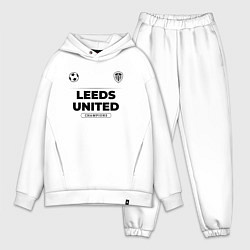 Мужской костюм оверсайз Leeds United Униформа Чемпионов