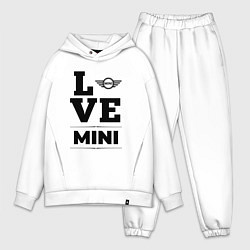 Мужской костюм оверсайз Mini Love Classic, цвет: белый