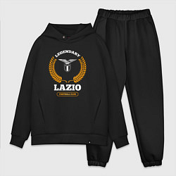 Мужской костюм оверсайз Лого Lazio и надпись Legendary Football Club
