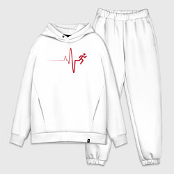 Мужской костюм оверсайз ПУЛЬС - БЕГ