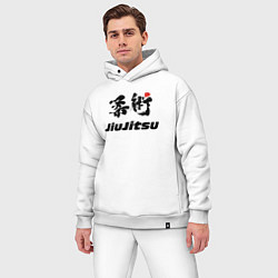 Мужской костюм оверсайз Jiujitsu Джиу-джитсу, цвет: белый — фото 2