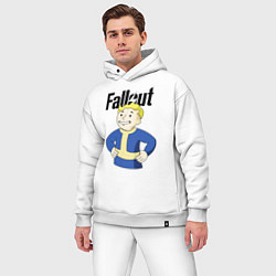 Мужской костюм оверсайз Fallout blondie boy, цвет: белый — фото 2