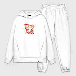 Мужской костюм оверсайз Circus Stray Kids, цвет: белый