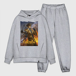 Мужской костюм оверсайз Fallout 4 Nick Valentine - character