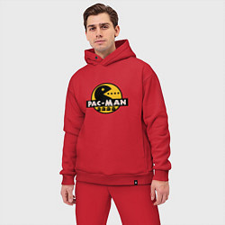 Мужской костюм оверсайз Pac-man game, цвет: красный — фото 2