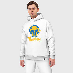 Мужской костюм оверсайз Golden State Warriors mask, цвет: белый — фото 2