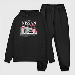 Мужской костюм оверсайз Nissan Skyline sport, цвет: черный