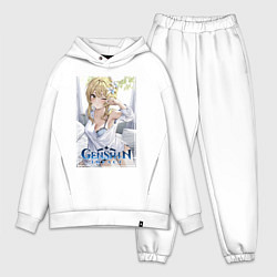 Мужской костюм оверсайз Hero morning, цвет: белый