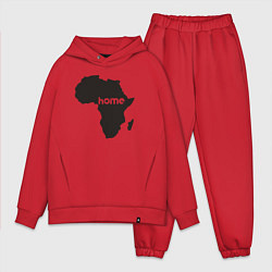 Мужской костюм оверсайз Africa home, цвет: красный