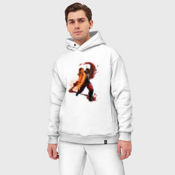 Мужской костюм оверсайз Street Fighter 6 Ken, цвет: белый — фото 2