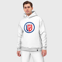 Мужской костюм оверсайз PSG LGD logo, цвет: белый — фото 2