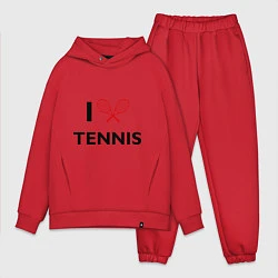 Мужской костюм оверсайз I Love Tennis
