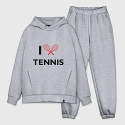 Мужской костюм оверсайз I Love Tennis