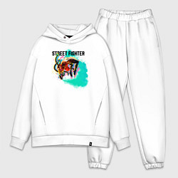 Мужской костюм оверсайз Street Fighter Kimberly, цвет: белый