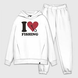 Мужской костюм оверсайз I love fishing