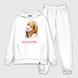 Мужской костюм оверсайз Lisa Blackpink, цвет: белый