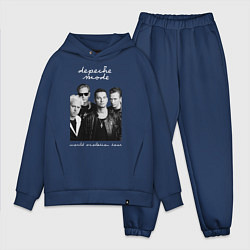 Мужской костюм оверсайз Depeche Mode World Violation Tour Band, цвет: тёмно-синий