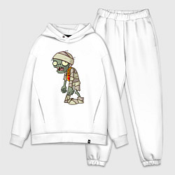 Мужской костюм оверсайз Зомби-мумия, цвет: белый