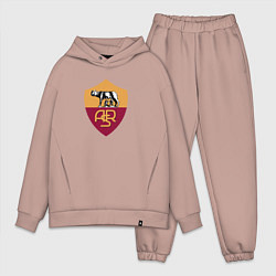 Мужской костюм оверсайз Roma fc club