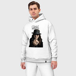 Мужской костюм оверсайз Ozzy Osbourne fist, цвет: белый — фото 2