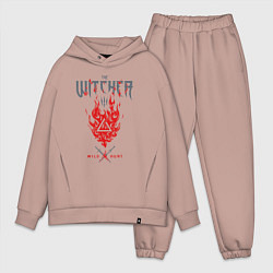 Мужской костюм оверсайз Ведьмак - знак Игни