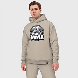 Мужской костюм оверсайз MMA club, цвет: миндальный — фото 2