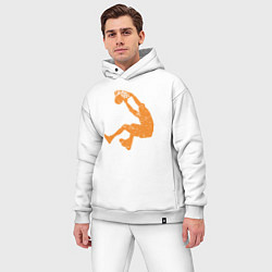 Мужской костюм оверсайз Shaq dunk, цвет: белый — фото 2