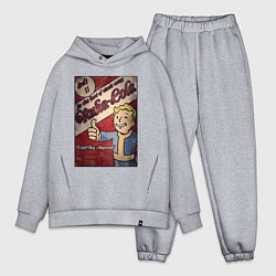 Мужской костюм оверсайз Vault boy - nuclear cola, цвет: меланж