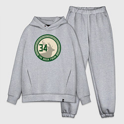 Мужской костюм оверсайз The greek freak, цвет: меланж