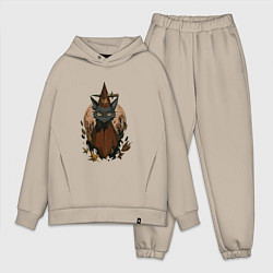 Мужской костюм оверсайз Мэй Боровски в костюме, цвет: миндальный