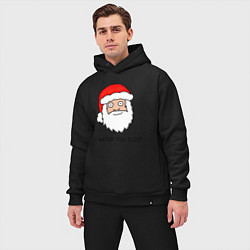 Мужской костюм оверсайз Криповый Санта, цвет: черный — фото 2