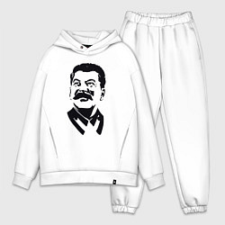 Мужской костюм оверсайз Образ Сталина, цвет: белый