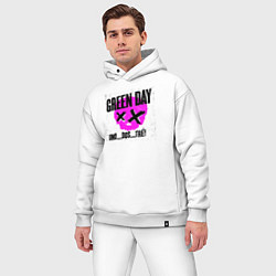 Мужской костюм оверсайз Green Day uno dos tre, цвет: белый — фото 2