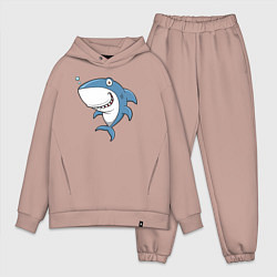 Мужской костюм оверсайз Cute shark