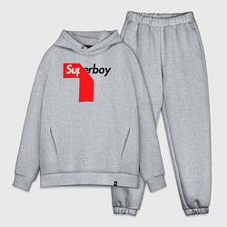 Мужской костюм оверсайз Superboy, цвет: меланж