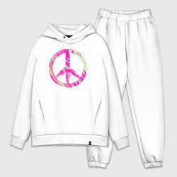 Мужской костюм оверсайз Pink peace