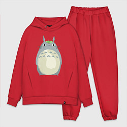 Мужской костюм оверсайз Neighbor Totoro, цвет: красный