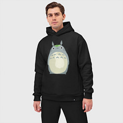 Мужской костюм оверсайз Neighbor Totoro, цвет: черный — фото 2