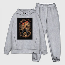 Мужской костюм оверсайз Боец Муай Тай