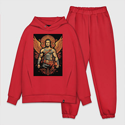 Мужской костюм оверсайз Боец и крылья