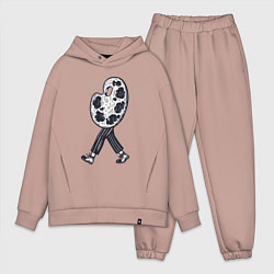 Мужской костюм оверсайз Человек палитра