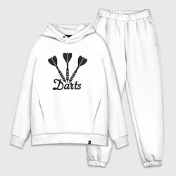 Мужской костюм оверсайз Дротики дартс