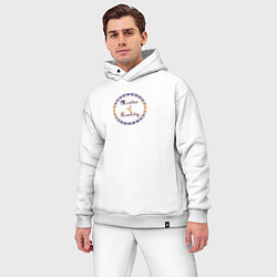 Мужской костюм оверсайз Master of reality, цвет: белый — фото 2