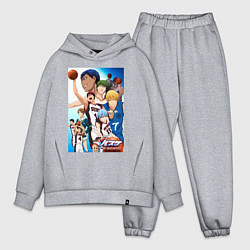 Мужской костюм оверсайз Баскетбол Куроко, цвет: меланж